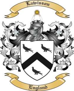 Lawisson Family Crest from England