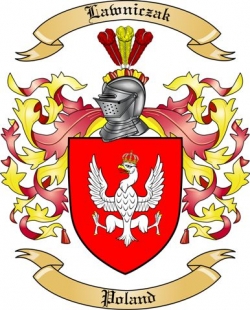 Lawniczak Family Crest from Poland