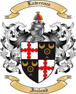Lawrence Family Crest from Ireland