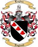 Layton Family Crest from England