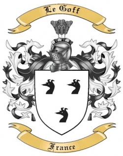 Le Goff Family Crest from France