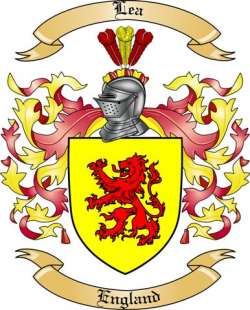 Lea Family Crest from England