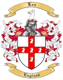 Lea Family Crest from England2