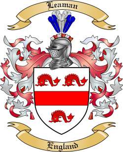 Leaman Family Crest from England2