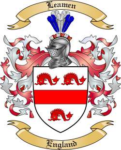 Leamen Family Crest from England2