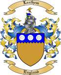 Leathem Family Crest from England