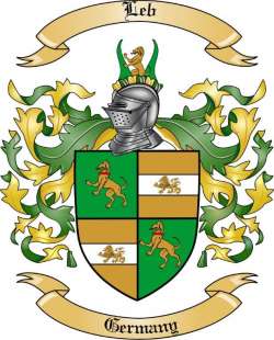 Leb Family Crest from Germany