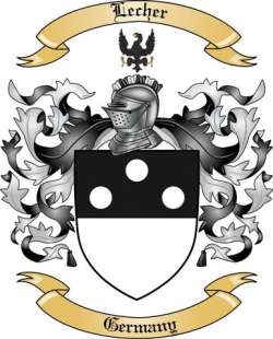 Lecher Family Crest from Germany2