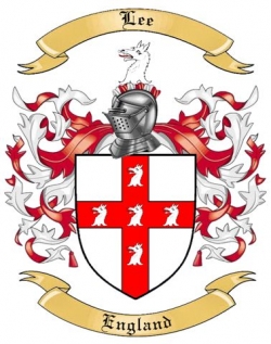 Lee Family Crest from England2
