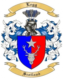 Legg Family Crest from Scotland