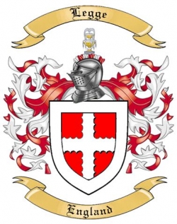 Legge Family Crest from England