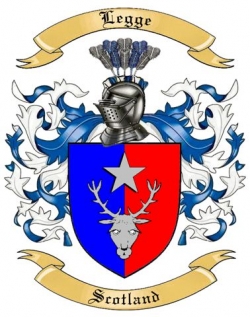 Legge Family Crest from Scotland