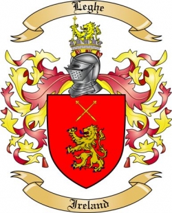 Leghe Family Crest from Ireland