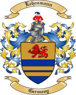 Lehenmann Family Crest from Germany2