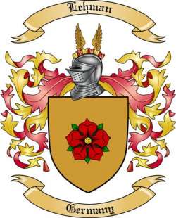 Lehman Family Crest from Germany