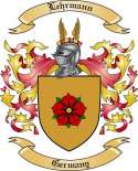 Lehrmann Family Crest from Germany
