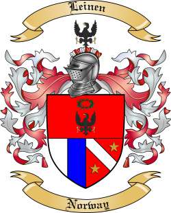 Leinen Family Crest from Norway