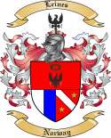 Leines Family Crest from Norway