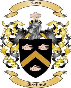 Leis Family Crest from Scotland