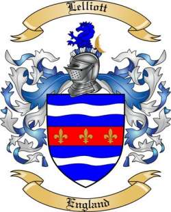 Lelliott Family Crest from England