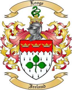 Leoge Family Crest from Ireland2
