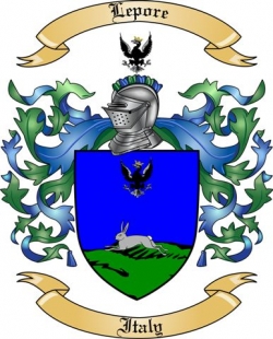 Lepore Family Crest from Italy