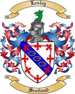Lesley Family Crest from Scotland