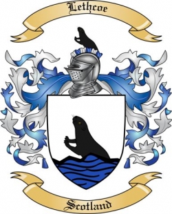 Lethcoe Family Crest from Scotland