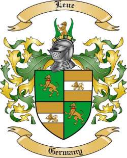 Leue Family Crest from Germany