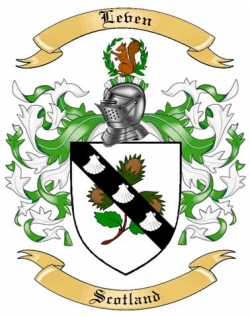 Leven Family Crest from Scotland