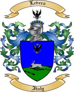 Levera Family Crest from Italy