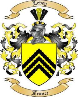 Levey Family Crest from France