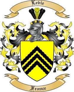 Levie Family Crest from France