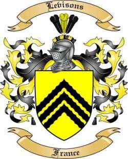 Levisons Family Crest from France