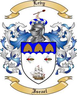 Levy Family Crest from Israel