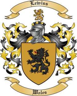 Lewiss Family Crest from Wales2