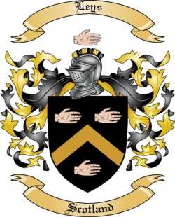 Leys Family Crest from Scotland