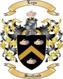 Leys Family Crest from Scotland