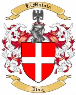 LiMatola Family Crest from Italy