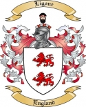 Ligone Family Crest from England