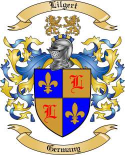 Lilgert Family Crest from Germany