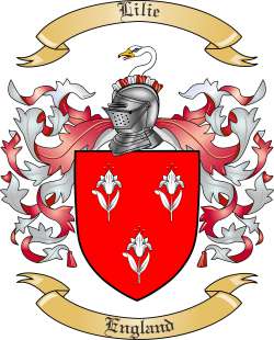 Lilie Family Crest from England