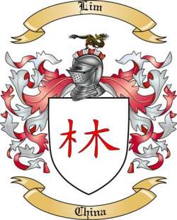 Lim Family Crest from China