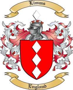 Limms Family Crest from England