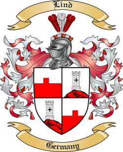 Lind Family Crest from Germany2