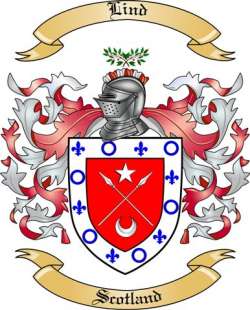 Lind Family Crest from Scotland