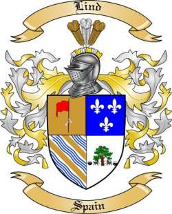 Lind Family Crest from Spain