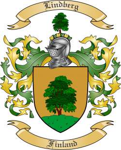 Lindberg Family Crest from Finland