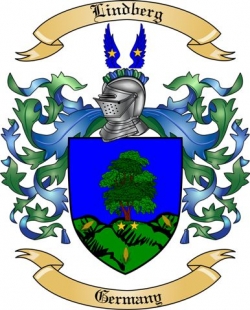 Lindberg Family Crest from Germany