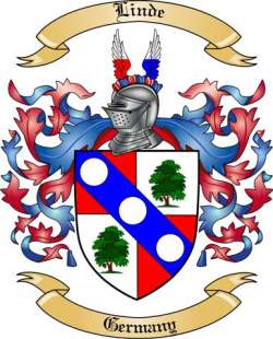 Linde Family Crest from Germany2